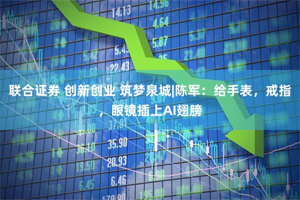 联合证券 创新创业 筑梦泉城|陈军：给手表，戒指，眼镜插上AI翅膀