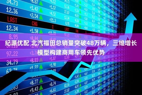 纪源优配 北汽福田总销量突破48万辆，三维增长模型构建商用车领先优势